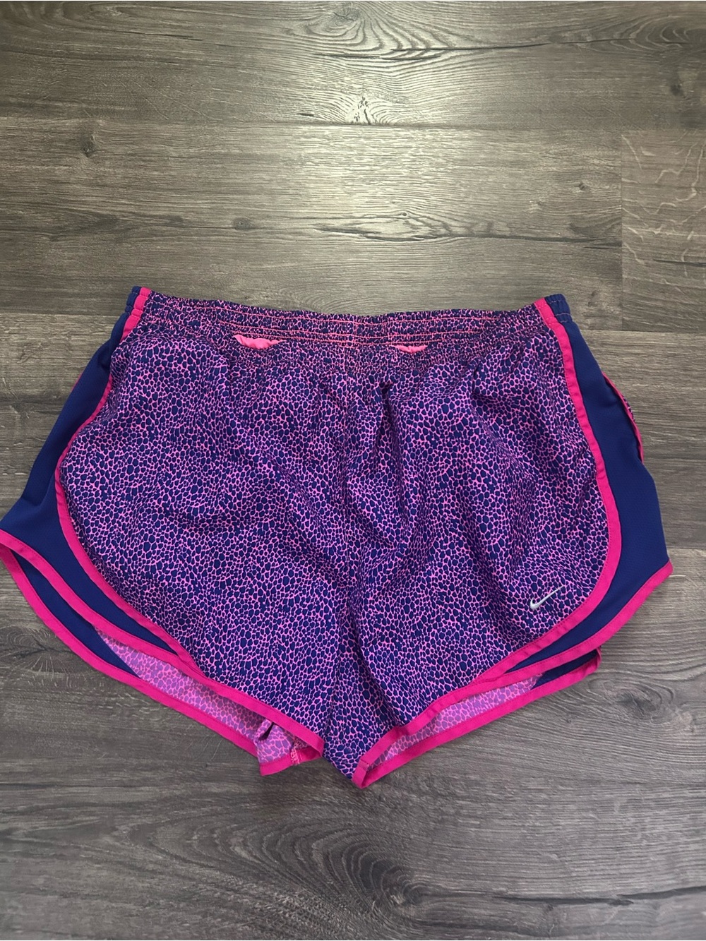 Nike Purple and Pink Women's Athletic Running Shorts